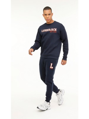 Lumberjack ml Uneg 16TY-505 3pr Lacivert Erkek Sweatshirt