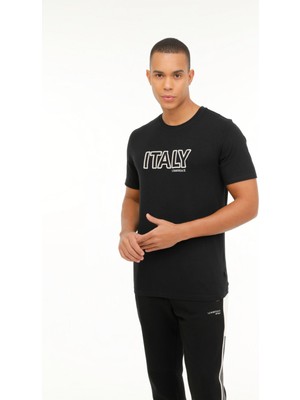 Lumberjack ml Heırs 11HS54 3pr Siyah Erkek Kısa Kol T-Shirt