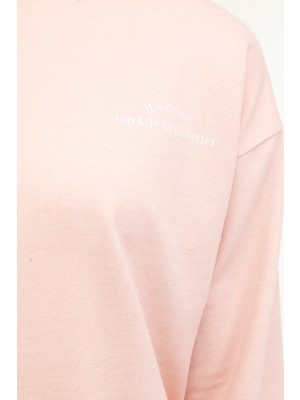 Kinetix Wb Aura Bsc 16OV82 3pr Pembe Kadın Sweatshirt