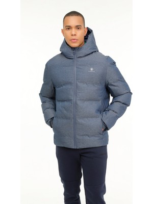 Lumberjack ml Nolank Coat SN23 3pr Havacı Mavı Melanj Erkek Kısa Kaban