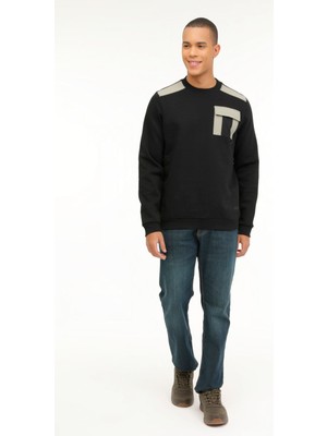 Lumberjack ml Thran 16IH-98 3pr Siyah Erkek Sweatshirt