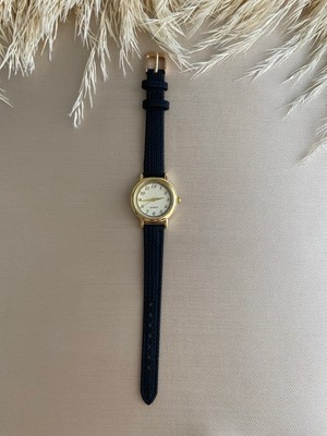 Quartz Retro Minimal Vintage Deri Kordon Kadın Kol Saati