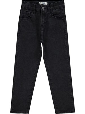 Civil Boys Erkek Çocuk Kot Pantolon 6-9 Yaş Füme
