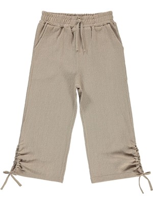 Civil Girls Kız Çocuk Pantolon 6-9 Yaş Bej