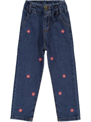 Civil Girls Kız Çocuk Kot Pantolon 6-9 Yaş Mavi