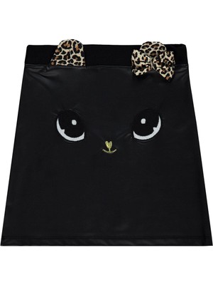 Civil Girls Kız Çocuk Etek 6-9 Yaş Siyah