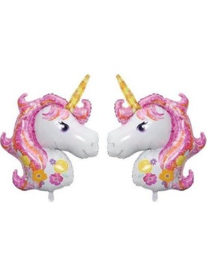 Kidspartim Unicorn Folyo Balon 2 Li 32 Inç
