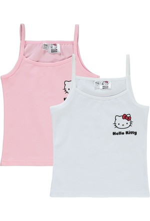 Hello Kitty Kız Çocuk Boxer 3-9 Yaş Beyaz
