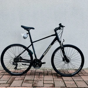 T0018-FS-D 21 Vites Hd Trekking Bisiklet Siyah - Bej 47CM