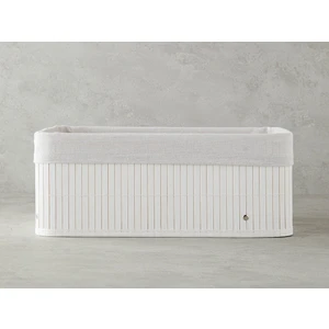 English Home Lacy Bambu Sepet Beyaz