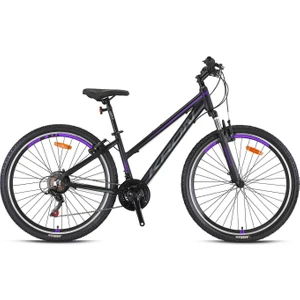 Xc 75 - 27.5  Mtb Lady - 15' - 21 Vites - V.b. -  Mat Siyah-Füme/mor