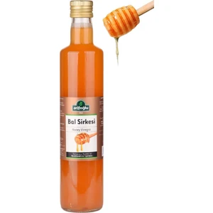 Bal Sirkesi 500ML - Doğal Fermantasyon Içilebilir Katkısız Cam Şişe
