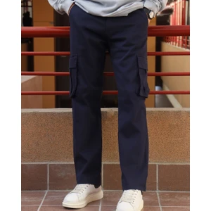 Baggy-Oversize Kalıp, Kargo Cep, Gabardin Pantolon 23INP274