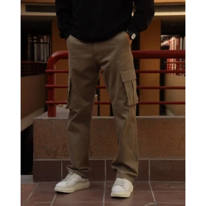Baggy-Oversize kalıp, kargo cep, gabardin pantolon