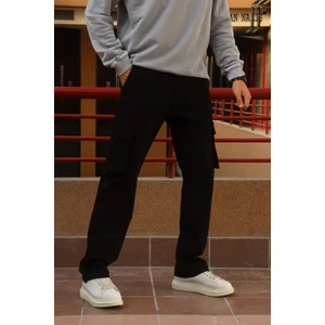 Baggy-Oversize Kalıp, Kargo Cep, Gabardin Pantolon 23INP274
