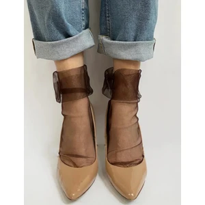 Sibel Kaplan Salsa Abiye Tül Çorap Soket Tül Çorap