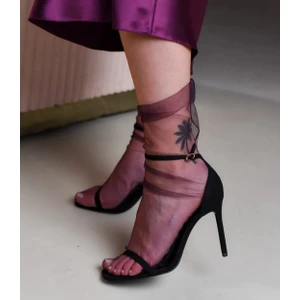 Sibel Kaplan Salsa Abiye Tül Çorap Soket Tül Çorap