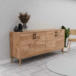 MEZZA 1670 HERA 180 CM (AHŞAP AYAKLI) MODERN KONSOL ATLANTİK ÇAM