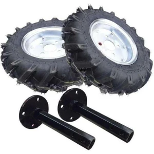 Çapa Makinası Teker Takımı 4.00 x 80 27 mm Sabit Aks