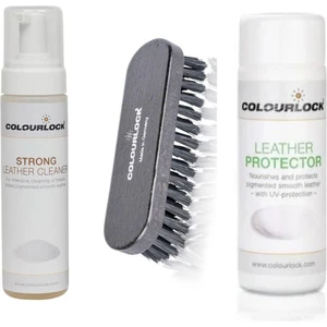 Colour Lock Colourlock Strong Leather Cleaner Leather Protector ve Fırça Seti
