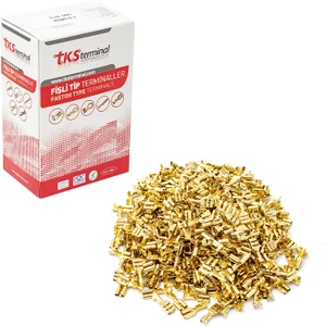 Sarı Kablo Pabuç Tks-1d Mini 4,8 Dişi Terminal 500'LÜ Paket