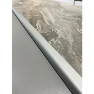Pasha Dekor Alüminyum Oval U 8 mm Parke Bitim Profil Çıtası 90 cm