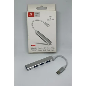 All 4 In 1 Type-C To USB 3.0 Hub Adaptör Çevirici Dönüştürücü Çoğaltıcı