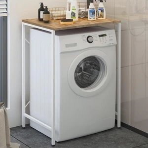 Çamaşır Makinesi Üstü Raf Banyo Rafı Banyo Dolabı 3034