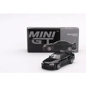 Mini Gt 570 Nissan Skyline GT-R(R34) V-Spec Black Pear Rhd Model Araba