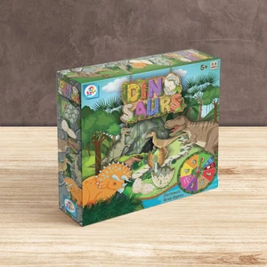 Dinosaurs Ilerlemeli Eğitici Çocuk Kutu Oyunu