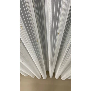 Gold Simli Tül Perde 1-3 Sık Pile