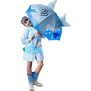 Kent Bazaar Köpek Balık Karakterli Figürlü Şemsiye Küçük Boy