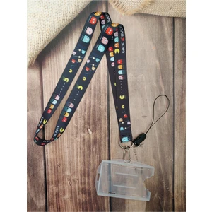 Pa cm an Siyah Yaka Kartı Boyun Askı Ipi