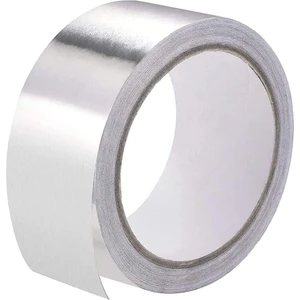 5 Metre Alümınyum Folyo Bant Extra Güçlü Metal Folyo Yapıştırıcı Metalik Gri Yanmayan Izole Bantı