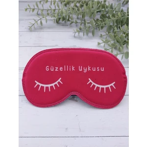 Güzellik Uykusu Uyku Bandı Göz Bandı Baskılı Pamuk Seyahat Uyku Bandı
