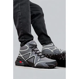 Trekking Outdoor Erkek Bot Füme - Beyaz
