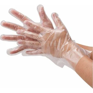 Tek Kullanımlık Şeffaf Eldiven (Poşet Eldiven)  5 paket 500 adet
