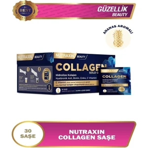 Collagen 30 Saşe 10.000 mg Tip 1 Tip 3 Ananas Aromalı