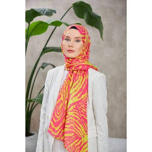 Ethnic Galaxy Soft Şal Pembe Turuncu 3042-12