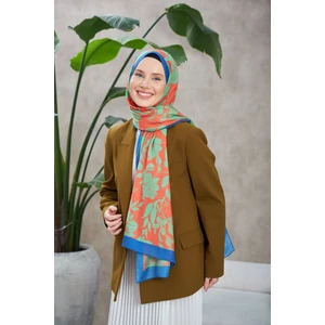 Nature Fulya Soft Şal Kiremit Yeşil 3041-09