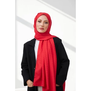 LEGO Desen Ipeksi Jakar Şal Kırmızı 9004-16