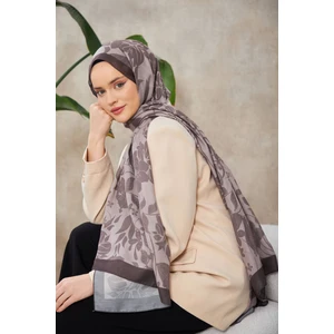Nature Fulya Soft Şal Kahve Gri 3041-11
