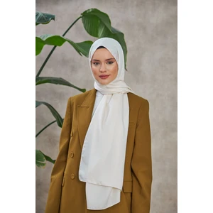 Novvela Desen İpeksi Jakar Şal Ekru 9008-06