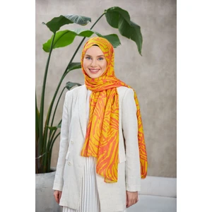 Ethnic Galaxy Soft Şal Turuncu 3042-10