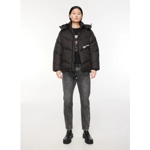 Karl Lagerfeld Siyah Kadın Mont 235J1552
