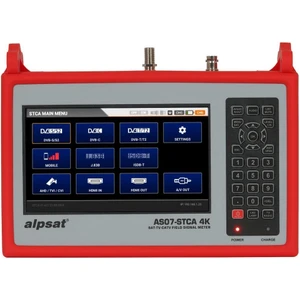 AS07STCA-4K Dvb S-S2/T-T2/C/J.83B /ısdb-T Combo Sinyal Analizörü