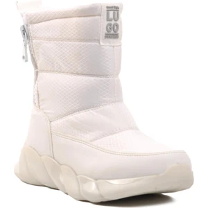 DMK-Z001 Beyaz Içi Kürklü Kadın Kar Botu