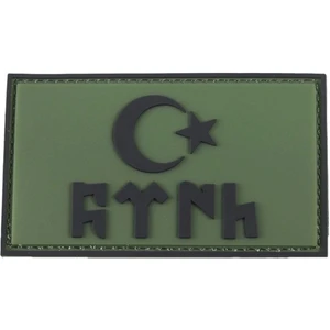 Astüm Askeri Malzeme Göktürk Türk Yazılı 3D Silikon Peç