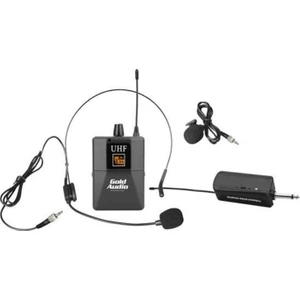 Gold Audio GX-831Y Tekli Yaka Tipi Headset Uhf Telsiz Mikrofon