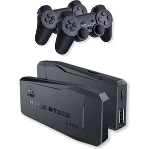 Taşınabilir 2.4g Kablosuz Çift Kollu 20000 Atari Oyunlu Oyun Konsolu 4K Game Stick Karne Hediyesi Retro Oyun Konsolu